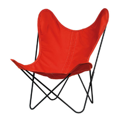 LA TOILERIE - fauteuil BUTTERFLY AA rouge 250 €